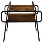 vidaXL Konferenčný stolík Dymový dub 60 x 60 x 51 cm Kompozitné drevo – Obrázok 3