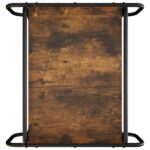 vidaXL Konferenčný stolík Dymový dub 60 x 60 x 51 cm Kompozitné drevo – Obrázok 4