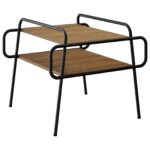 vidaXL Konferenčný stolík Dub artisan 60 x 60 x 51 cm Kompozitné drevo – Obrázok 2
