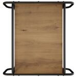 vidaXL Konferenčný stolík Dub artisan 60 x 60 x 51 cm Kompozitné drevo – Obrázok 4