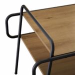 vidaXL Konferenčný stolík Dub artisan 60 x 60 x 51 cm Kompozitné drevo – Obrázok 5