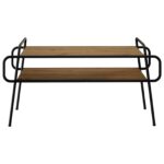 vidaXL Konferenčný stolík Dub artisan 100 x 50 x 51 cm – Obrázok 3