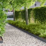vidaXL Obrubník trávnika 50 pcs 103 x 15 cm Oceľ Antracitová