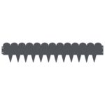 vidaXL Obrubník trávnika 30 pcs 103 x 20 cm Oceľ Antracitová – Obrázok 5