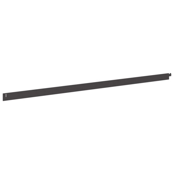 vidaXL Obrubník trávnika 50 pcs 102 x 4 x 4 cm Oceľ Čierna – Obrázok 6