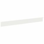 vidaXL Obrubník trávnika 30 pcs 102 x 10 x 4 cm Oceľ Biela – Obrázok 6
