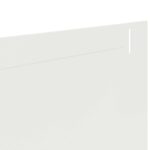 vidaXL Obrubník trávnika 30 pcs 102 x 10 x 4 cm Oceľ Biela – Obrázok 7