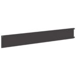 vidaXL Obrubník trávnika 10 pcs 102 x 15 x 4 cm Oceľ Čierna – Obrázok 6