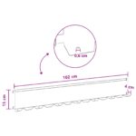 vidaXL Obrubník trávnika 30 pcs 102 x 15 x 4 cm Oceľ Biela – Obrázok 10