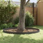 vidaXL Obrubník trávnika 50 pcs 100 x 12 cm Oceľ Čierna – Obrázok 4