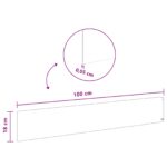 vidaXL Obrubník trávnika 10 ks 100 x 18 cm Oceľ Antracitová – Obrázok 9