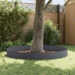 vidaXL Obrubník trávnika 10 ks 100 x 22 cm Oceľ Antracitová – Obrázok 4