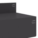 vidaXL Obrubník trávnika 10 ks 100 x 10 x 8 cm Oceľ Čierna – Obrázok 5