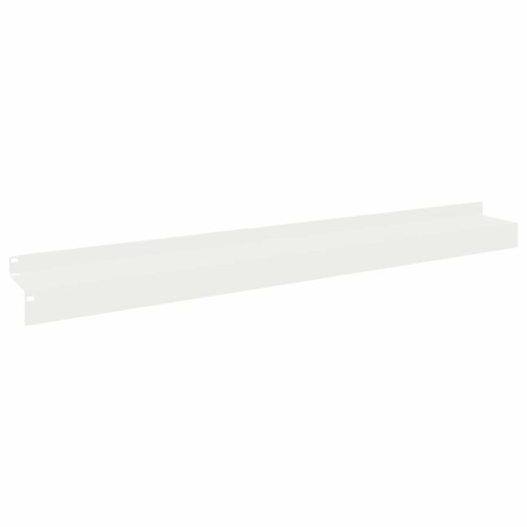 vidaXL Obrubník trávnika 30 ks 100 x 10 x 8 cm Oceľ Biela – Obrázok 2