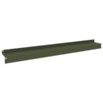 vidaXL Obrubník trávnika 30 ks 100 x 10 x 8 cm Oceľ Olivovo zelená – Obrázok 2