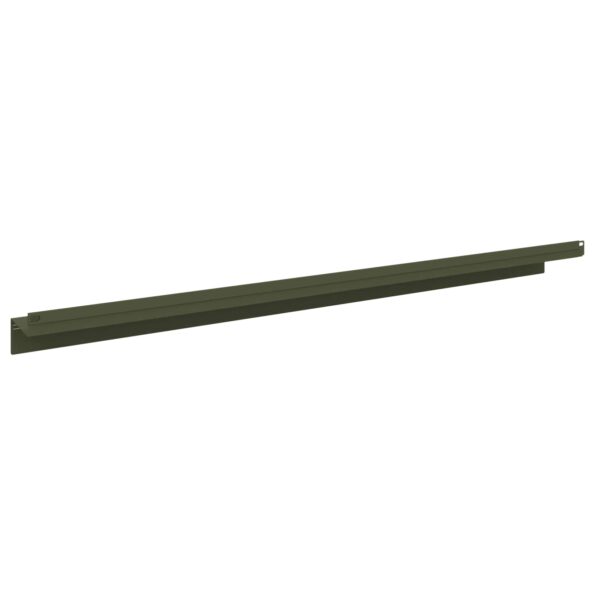 vidaXL Obrubník trávnika 30 ks 100 x 10 x 8 cm Oceľ Olivovo zelená – Obrázok 4