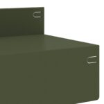 vidaXL Obrubník trávnika 30 ks 100 x 10 x 8 cm Oceľ Olivovo zelená – Obrázok 5