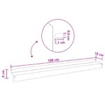 vidaXL Obrubník trávnika 30 ks 100 x 10 x 8 cm Oceľ Olivovo zelená – Obrázok 8