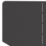 vidaXL Obrubník trávnika 100 x 45 cm Oceľ Čierna – Obrázok 6