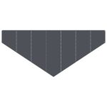 vidaXL Obrubník trávnika 100 x 45 cm Oceľ Antracitová – Obrázok 5