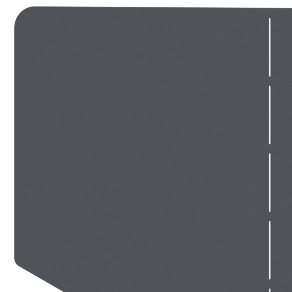 vidaXL Obrubník trávnika 4 ks 100 x 45 cm Oceľ Antracitová – Obrázok 6
