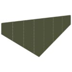 vidaXL Obrubník trávnika 100 x 45 cm Oceľ Olivovo zelená – Obrázok 4