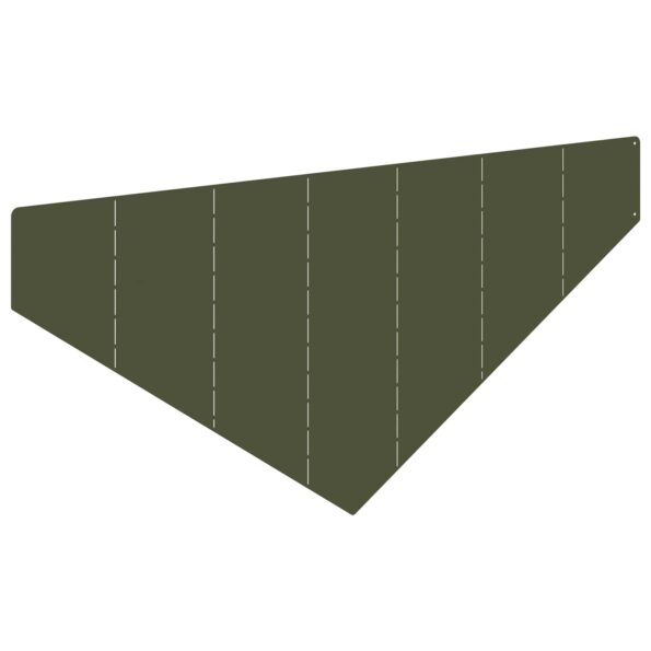 vidaXL Obrubník trávnika 100 x 45 cm Oceľ Olivovo zelená – Obrázok 4
