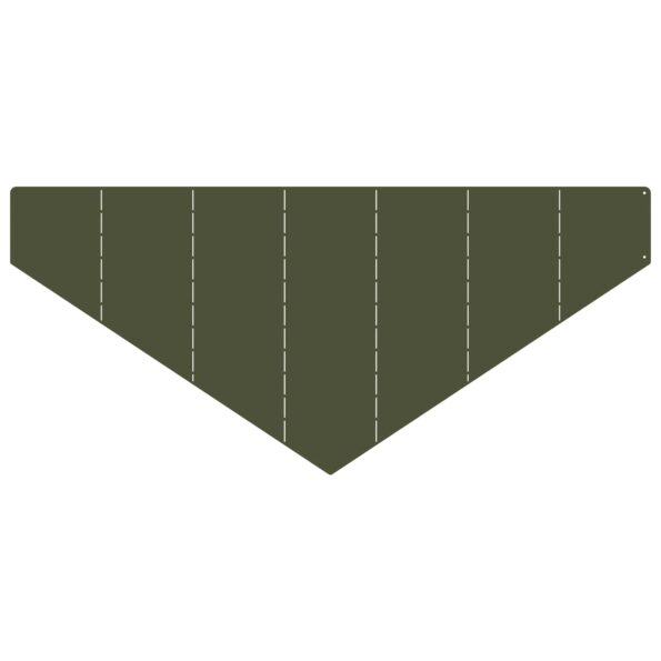 vidaXL Obrubník trávnika 100 x 45 cm Oceľ Olivovo zelená – Obrázok 5