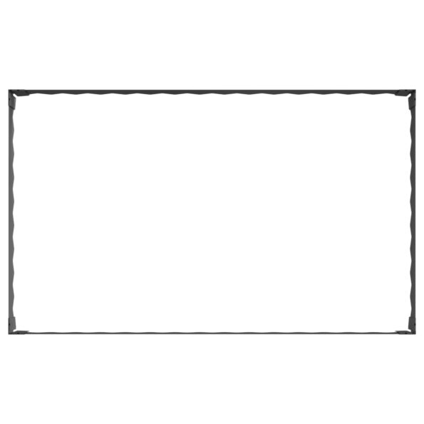 vidaXL Obrubník trávnika 100 x 60 x 20 cm Oceľ Čierna – Obrázok 4