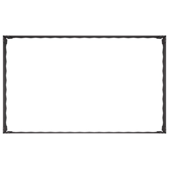 vidaXL Obrubník trávnika 100 x 60 x 35 cm Oceľ Čierna – Obrázok 4