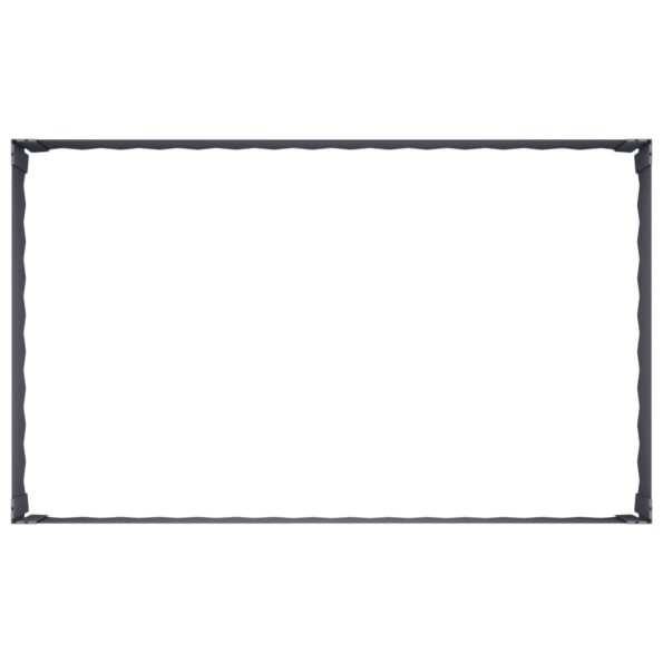 vidaXL Obrubník trávnika 100 x 60 x 35 cm Oceľ Antracitová – Obrázok 4