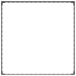 vidaXL Obrubník trávnika 100 x 100 x 20 cm Oceľ Čierna – Obrázok 4