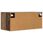 vidaXL Nástenná skrinka Nástenná montáž Staré drevo 80 x 36,5 x 35 cm – Obrázok 4