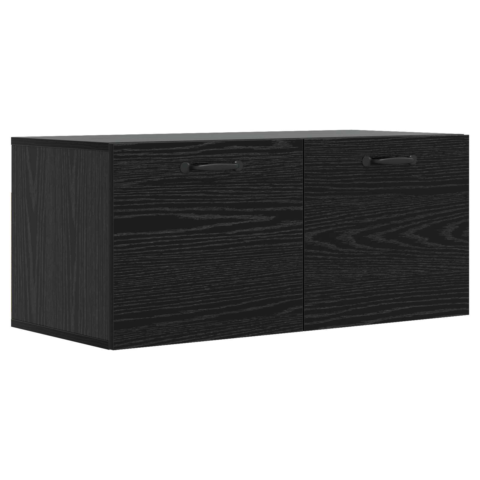 8009819_1.jpg vidaXL Nástenná skrinka Nástenná montáž Čierny dub 80 x 36,5 x 35 cm – Obrázok 1