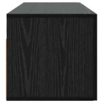 vidaXL Nástenná skrinka Nástenná montáž Čierny dub 80 x 36,5 x 35 cm – Obrázok 3
