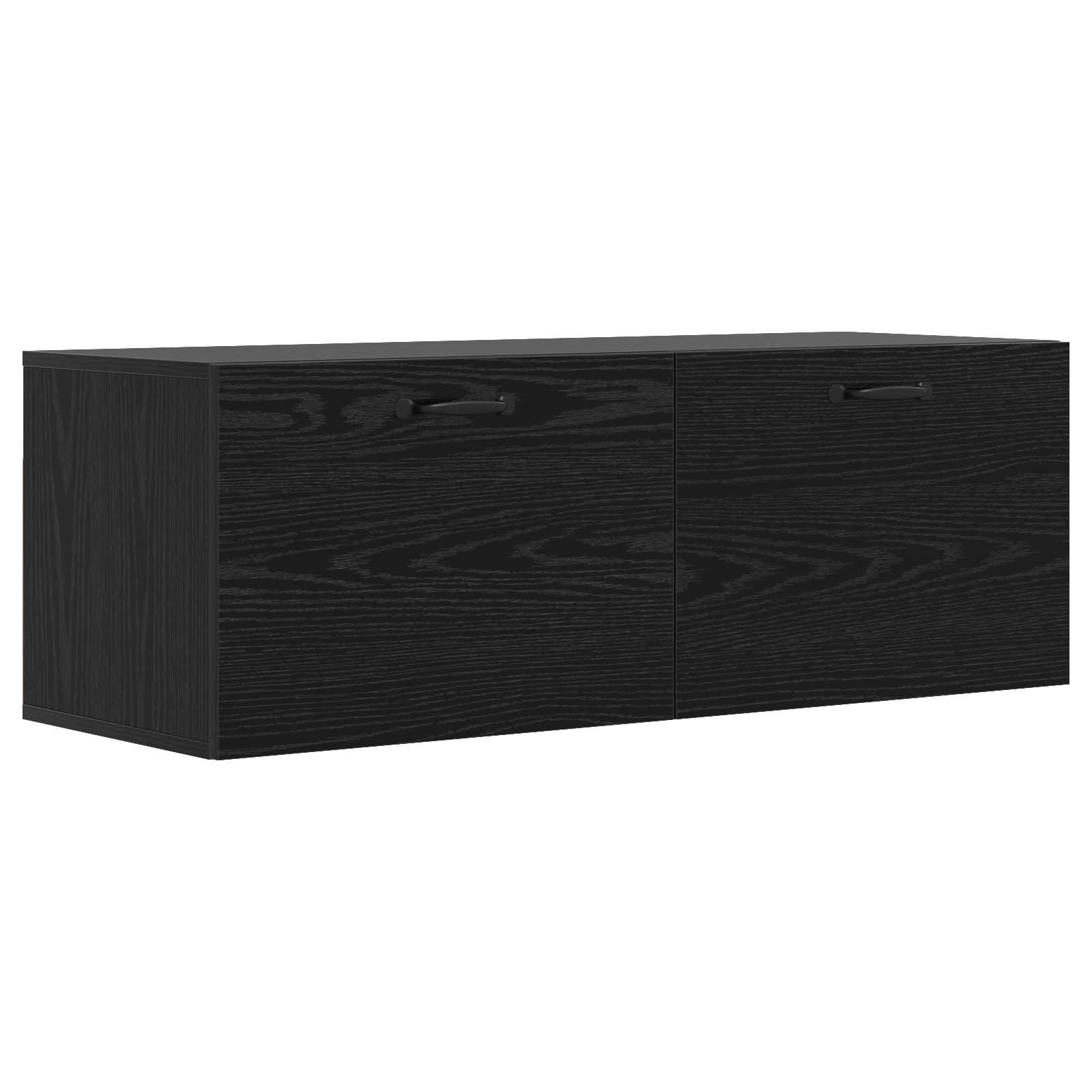 8009835_1.jpg vidaXL Nástenná skrinka Čierny dub 100 x 36,5 x 35 cm Kompozitné drevo – Obrázok 1