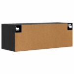 vidaXL Nástenná skrinka Čierny dub 100 x 36,5 x 35 cm Kompozitné drevo – Obrázok 4