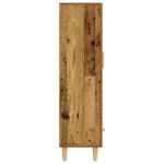 vidaXL Highboard Staré drevo 70 x 31 x 115 cm Kompozitné drevo – Obrázok 3