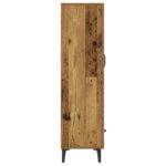 vidaXL Highboard Staré drevo 70 x 31 x 115 cm Kompozitné drevo – Obrázok 3