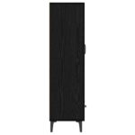 vidaXL Highboard Čierny dub 70 x 31 x 115 cm Kompozitné drevo – Obrázok 3