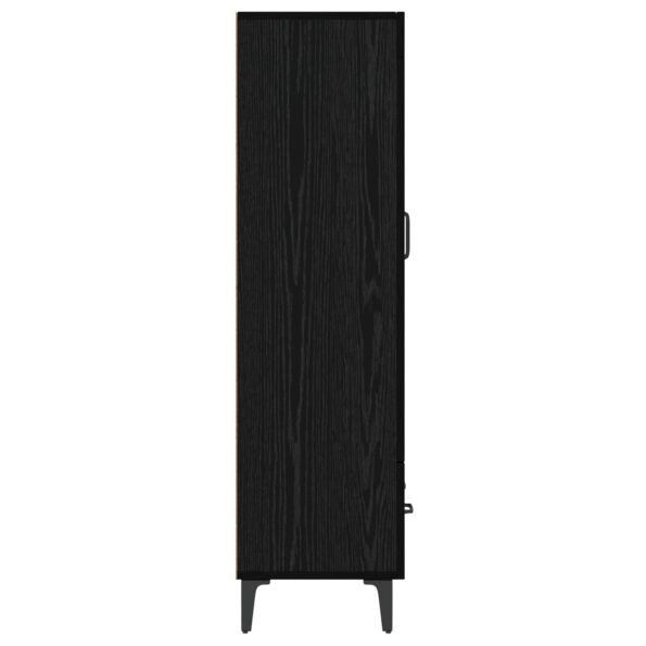vidaXL Highboard Čierny dub 70 x 31 x 115 cm Kompozitné drevo – Obrázok 3