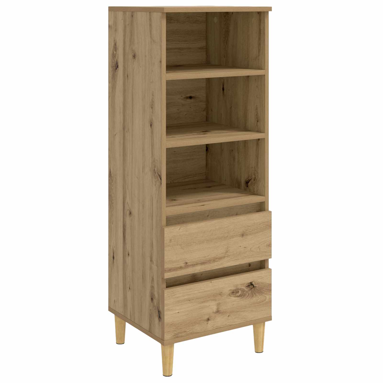 8009866_1.jpg vidaXL Highboard Dub artisan 40 x 36 x 110 cm Kompozitné drevo – Obrázok 1