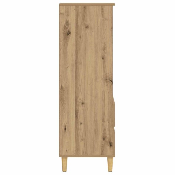 vidaXL Highboard Dub artisan 40 x 36 x 110 cm Kompozitné drevo – Obrázok 3