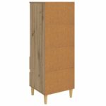 vidaXL Highboard Dub artisan 40 x 36 x 110 cm Kompozitné drevo – Obrázok 4