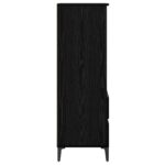 vidaXL Highboard Čierny dub 40 x 36 x 110 cm Kompozitné drevo – Obrázok 3