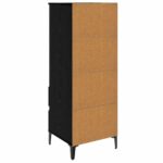 vidaXL Highboard Čierny dub 40 x 36 x 110 cm Kompozitné drevo – Obrázok 4