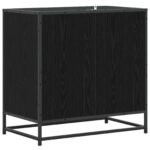 vidaXL Zásuvkový kabinet 3-Šuplík Čierny dub 70 x 41 x 70 cm – Obrázok 4