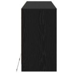 vidaXL TV skrinka 91 x 34 x 61 cm Čierny dub Kompozitné drevo – Obrázok 3