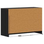 vidaXL TV skrinka 91 x 34 x 61 cm Čierny dub Kompozitné drevo – Obrázok 4