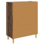 vidaXL Servírovacia skriňa Staré drevo 69,5 x 34 x 90 cm – Obrázok 4